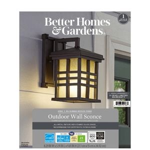 Nwt better homes and gardens ames oil rubbed bronze finish outdoor wall …